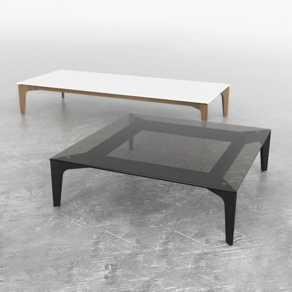furniture - Contemporary coffee tables COR ELM made of glass 3D Model