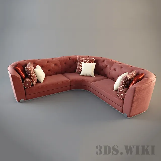 furniture - Corner sofa Albert & Shtein - Dante 3D Model