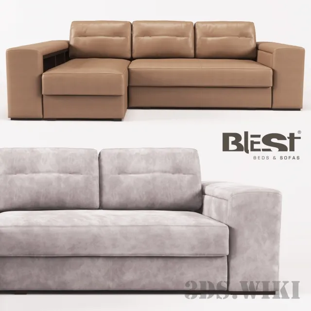 furniture - Corner sofa Barry (BKHR-AMR-2TML-BML) from Blest TM 3D Model