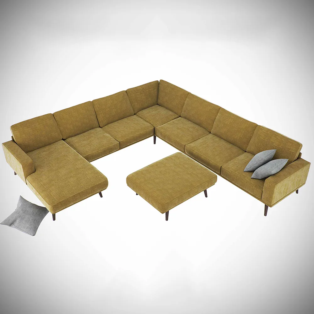 furniture - Corner sofa Carlton by BoConcept 3D Model