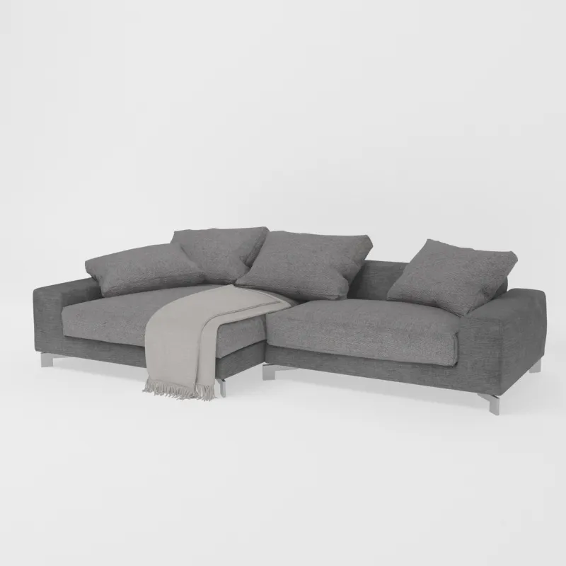 furniture - Corner sofa in the living room 3D Model