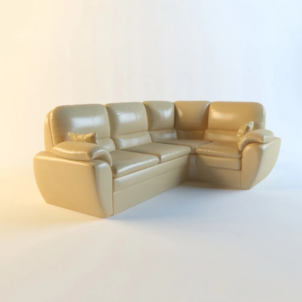 furniture - Corner sofa Leipzig 3D Model