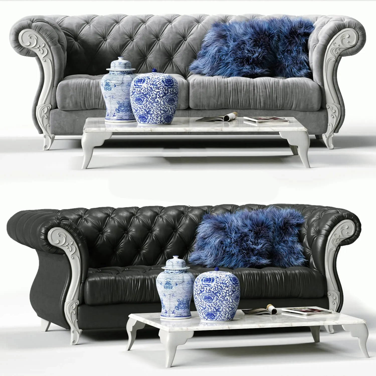 furniture - CorteZari Gabriel sofa 3D Model