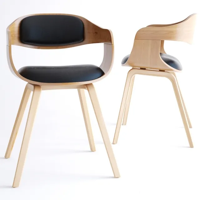 furniture - Costa chair- Kare Design - bruin 3D Model