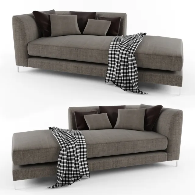 furniture - Couch Picasso The Sofa and  Chair Company 3D Model
