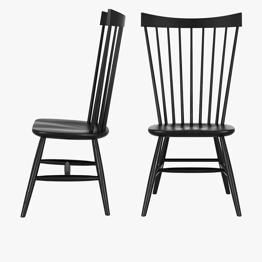 furniture - Crate and Barrel Ancestors chair Hand Carved Teak 2 3D Model