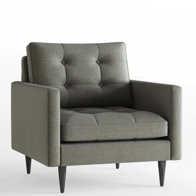 furniture - Crate and Barrel Petrie armchair 3D Model