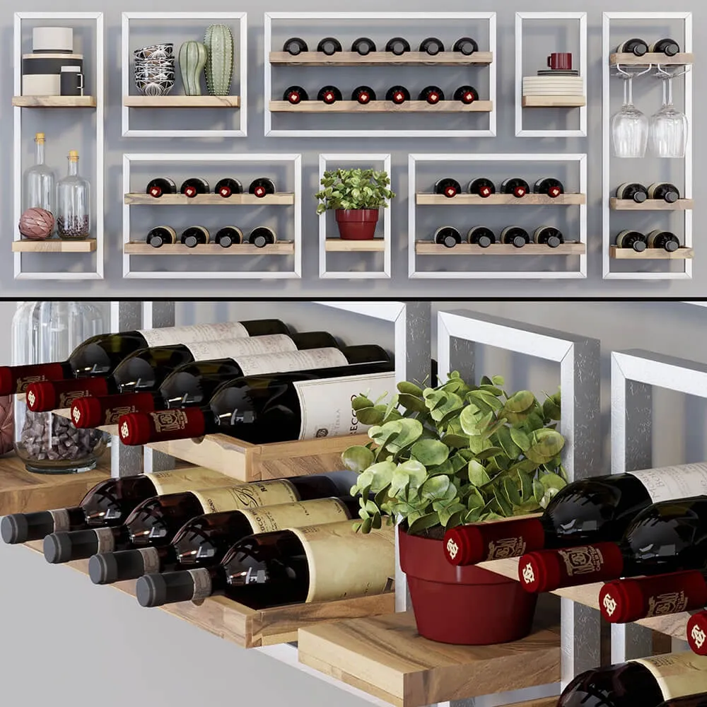 furniture - d-Bodhi Shelfmate (hrome) 3D Model