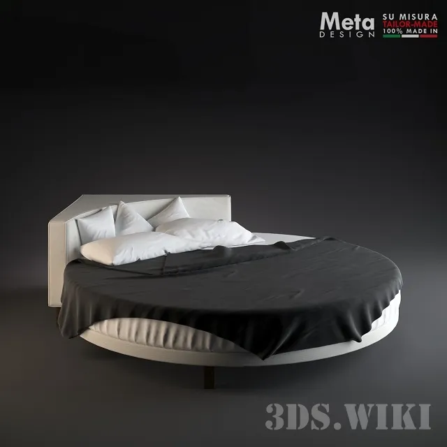 furniture - Кровать Meta Design коллекция Globe 3D Model