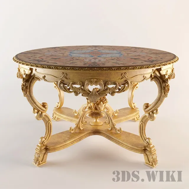 furniture - Стол MERCURY Carlo Asnaghi Elegance 3D Model