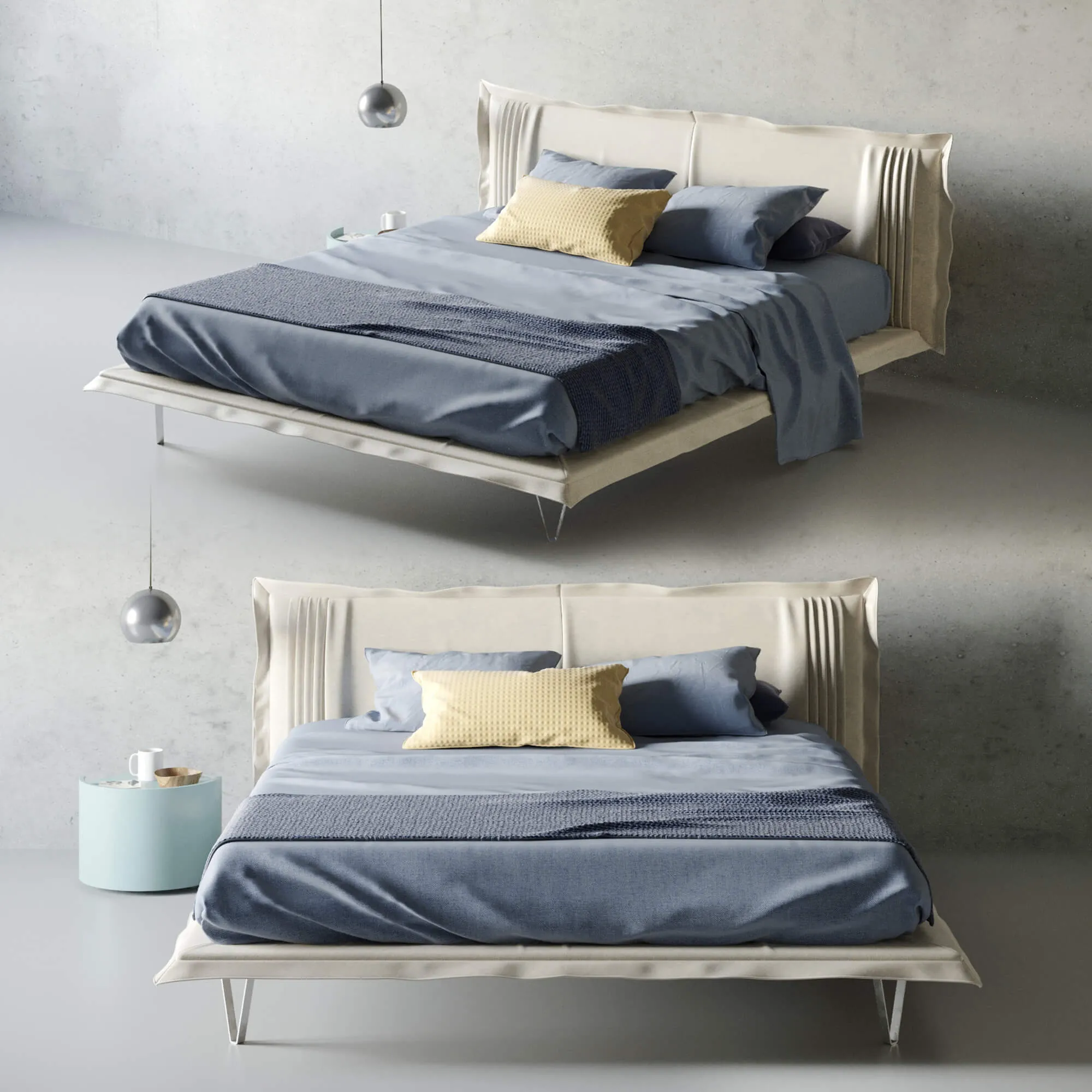furniture - Dall’Agnese bed 15 3D Model