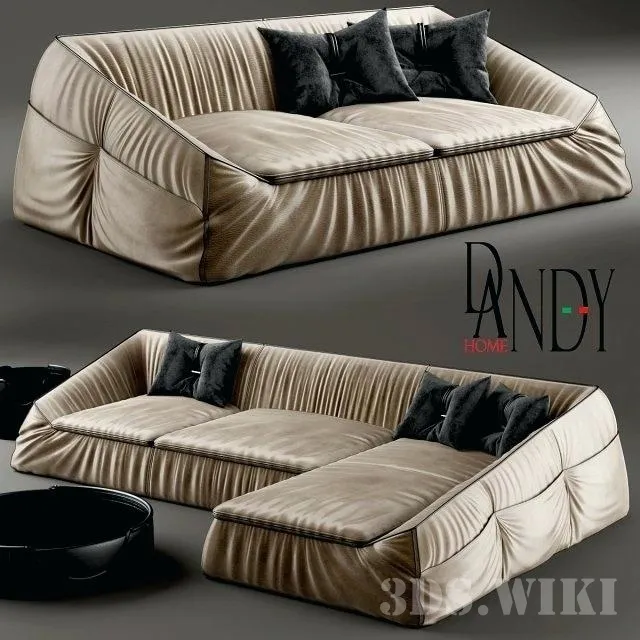 furniture - Dandy Home Suite Sofa 3D Model