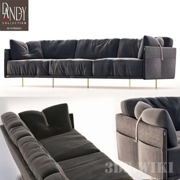 furniture - Dandy Jack Sofa 3D Model