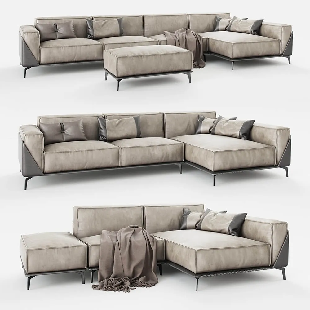 furniture - Dandy sofa Edwin 3D Model