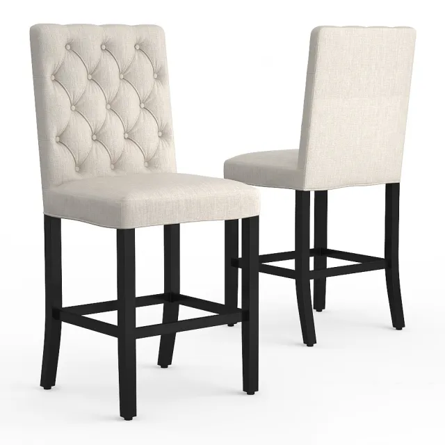 furniture - Dantone Bar stool Bordeaux 3D Model