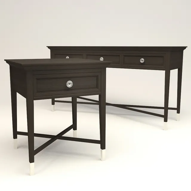 furniture - Dantone console and side table 3D Model
