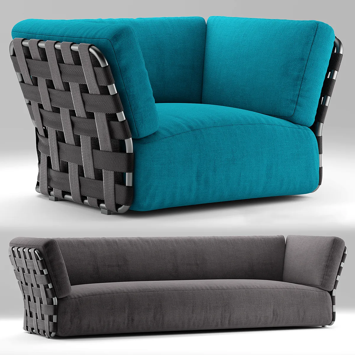 furniture - Dantone Home Bove armchair 02 3D Model