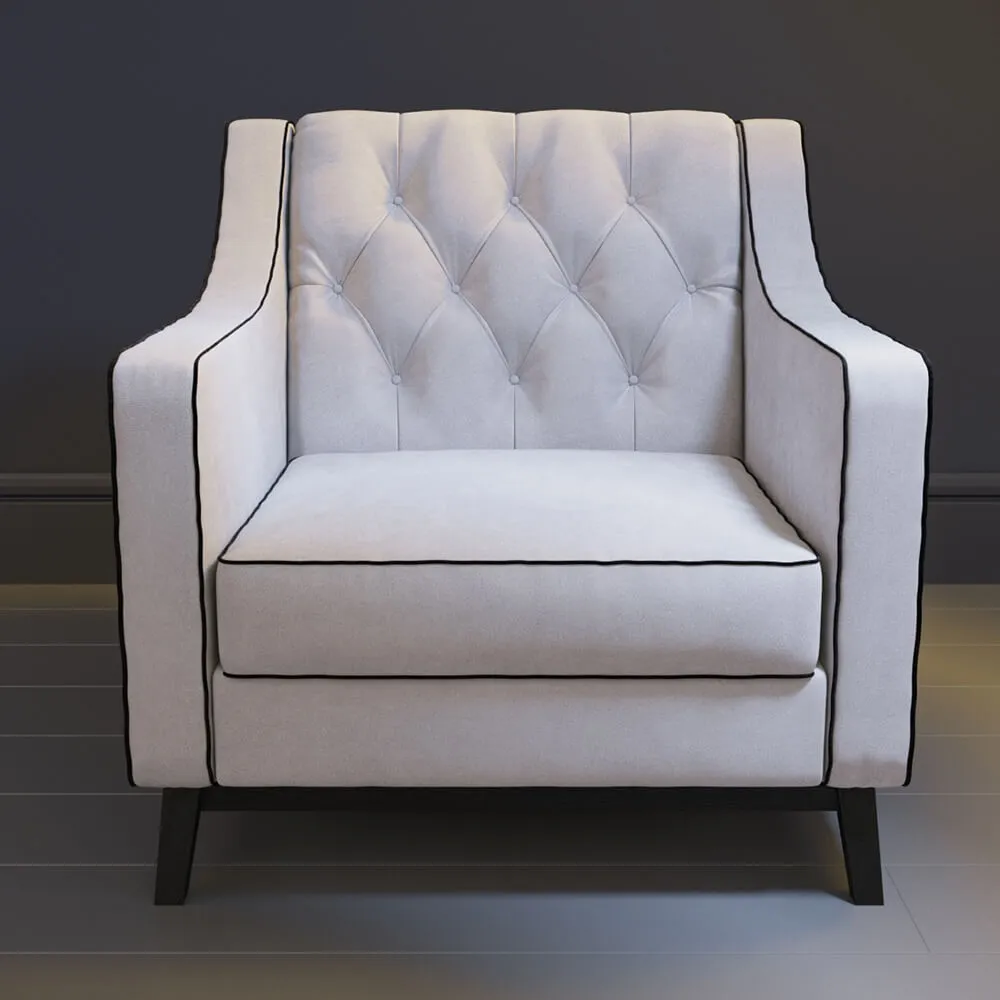 furniture - Dantone Home Brighton classic armchair 3D Model
