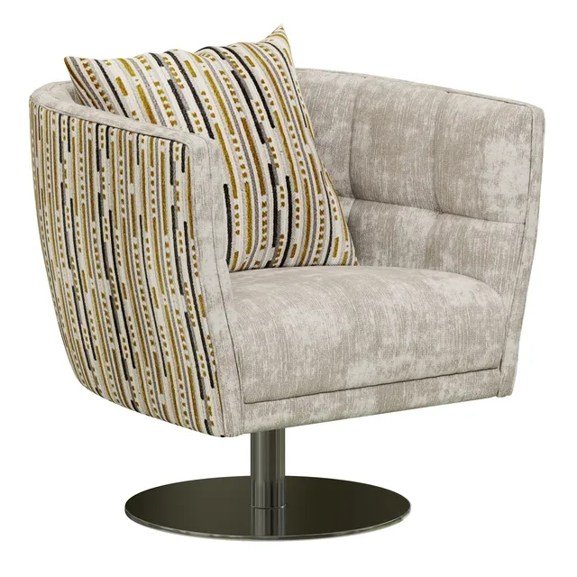 furniture - Dantone Home Manhattan turning chair 3D Model