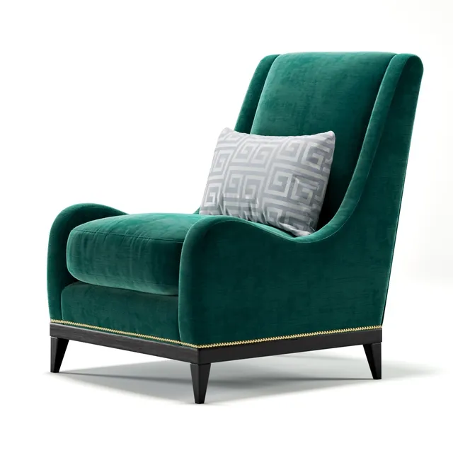 furniture - Dantone Home Norman armchair 3D Model