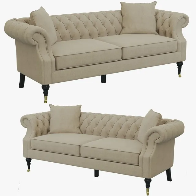 furniture - Dantone Home Zhiverni sofa 3D Model