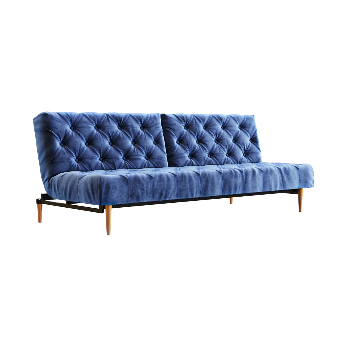 furniture - Dark blue sofa 3D Model