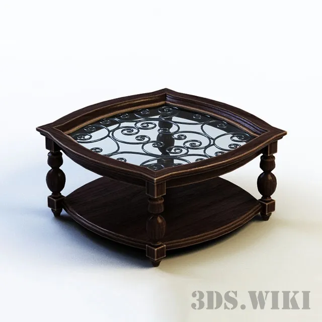 furniture - Dawson Coffee Table 3D Model