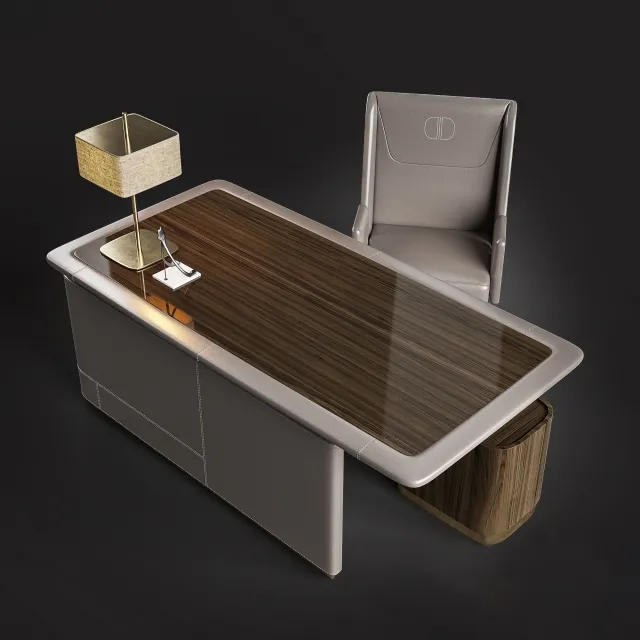 furniture - Daytona armchair Bill Poltrona desk Monica Scrivania 3D Model
