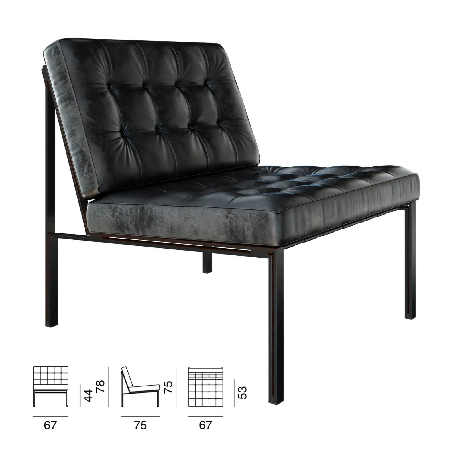furniture - de Sede chair KT-2211 3D Model