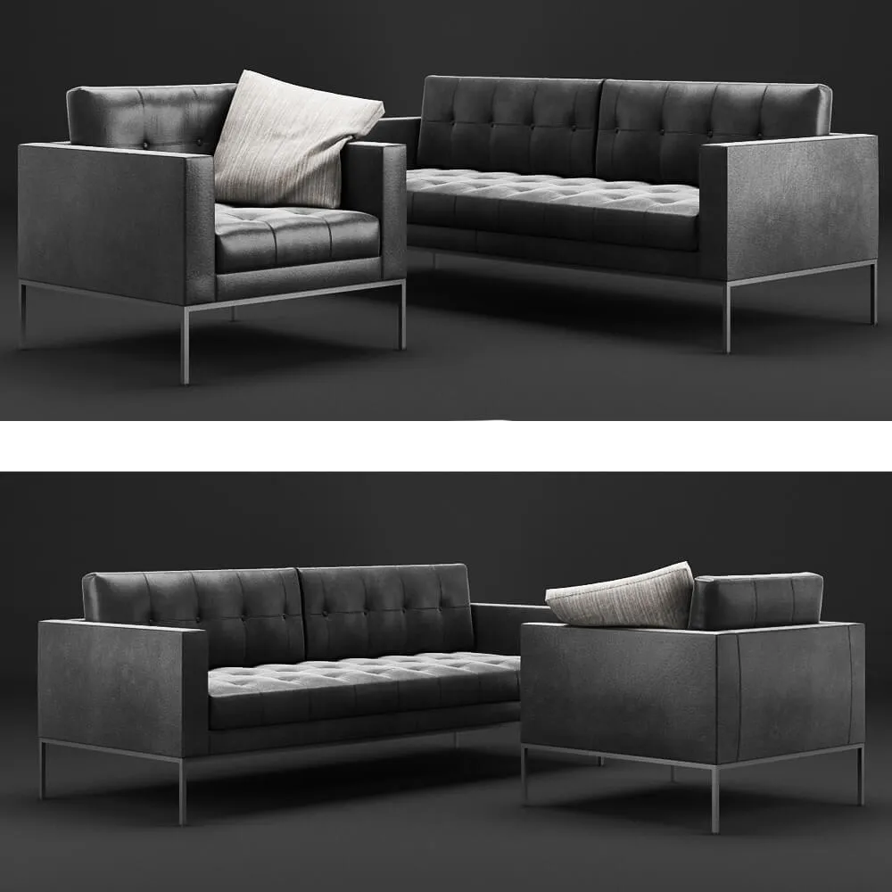 furniture - De Sede DS-159 set 3D Model