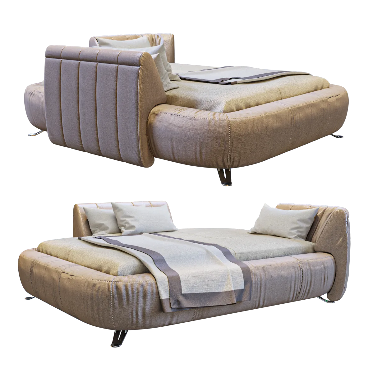 furniture - De sede sofa 114 3D Model