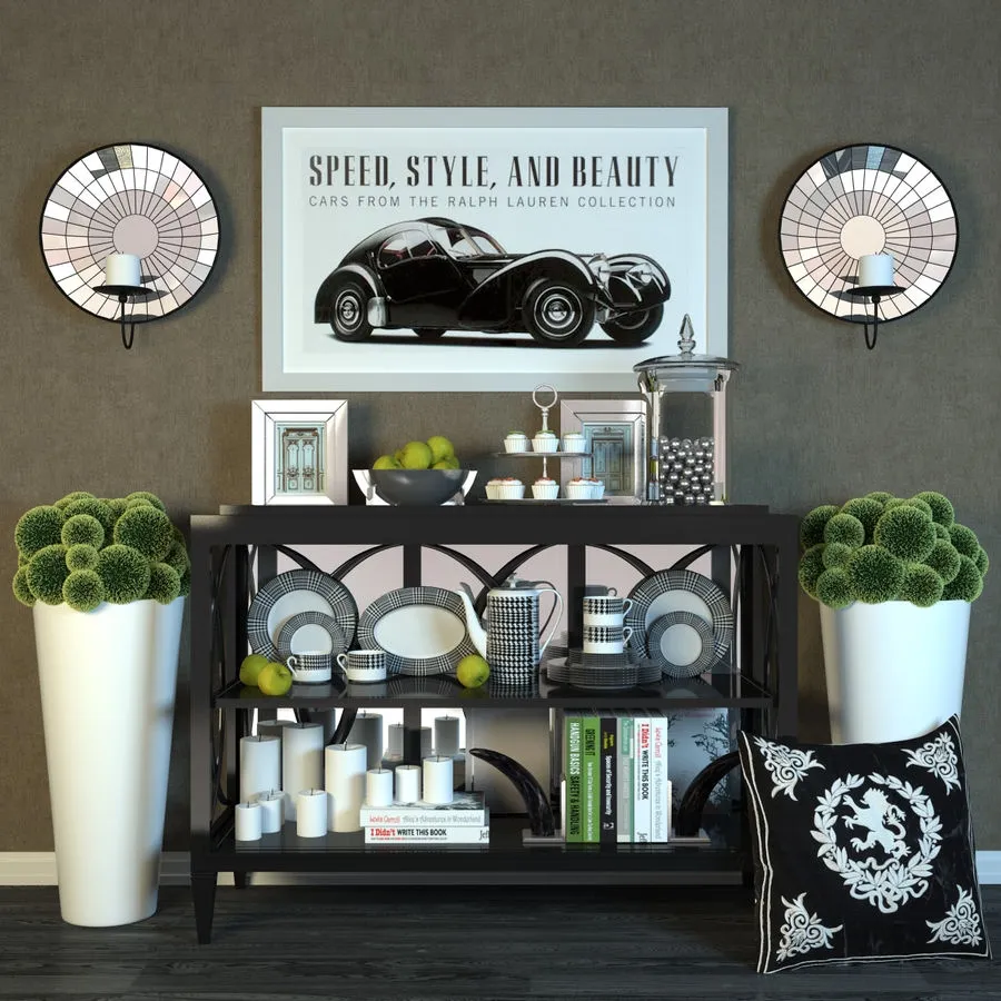 furniture - Decor and console Eichholtz 3D Model