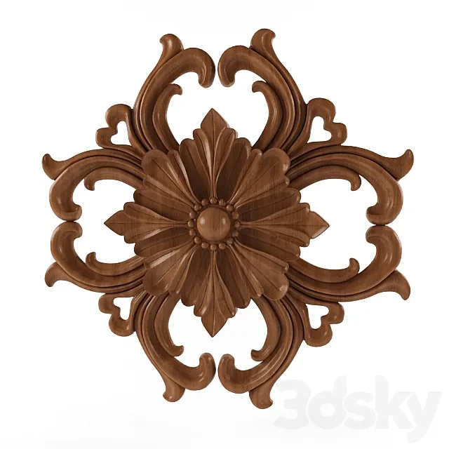 Furniture Decor flower 3DModel