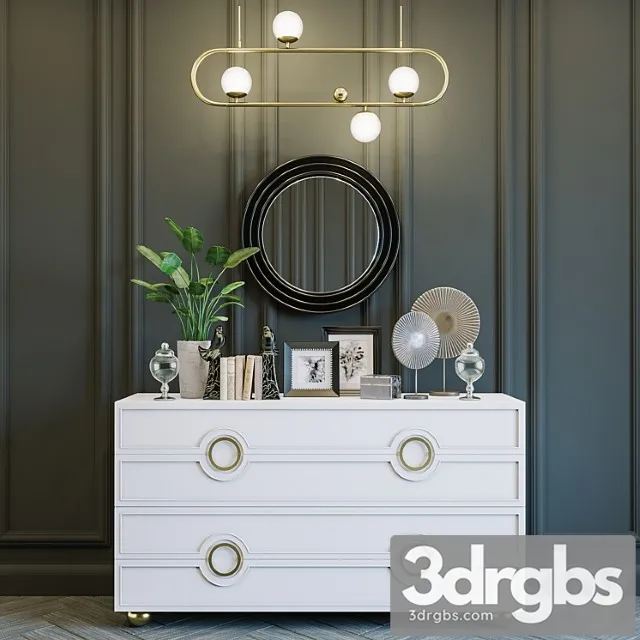 Furniture & decor set 2 3D Model Free