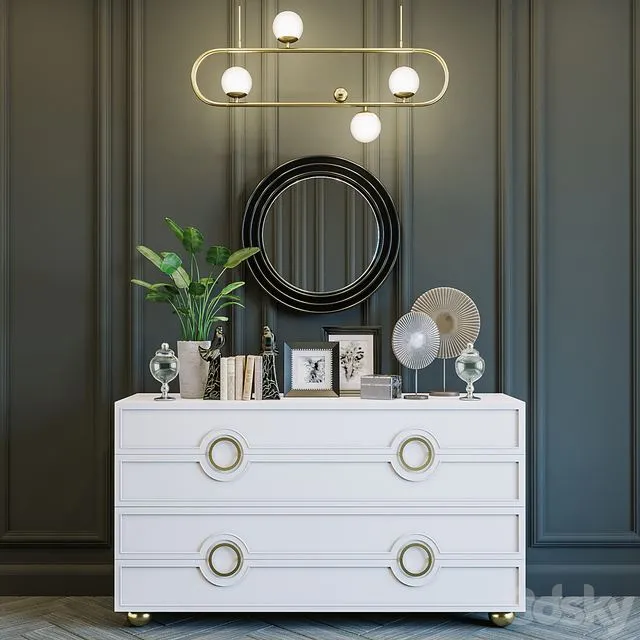 Furniture & decor set 3D Model