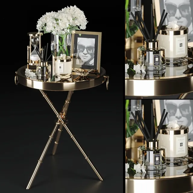 furniture - Decoration set 103 3D Model