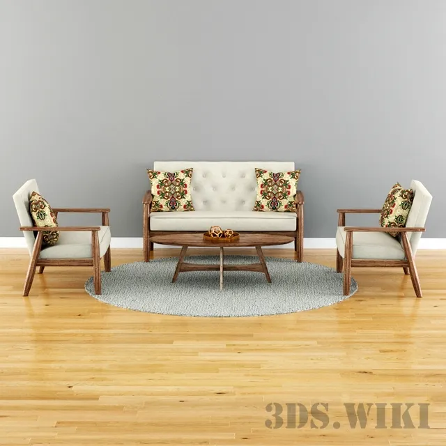 furniture - Decorative collection for the room 3D Model