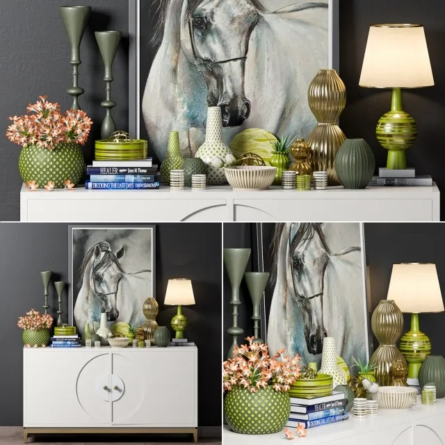 furniture - Decorative console  table-4 3D Model