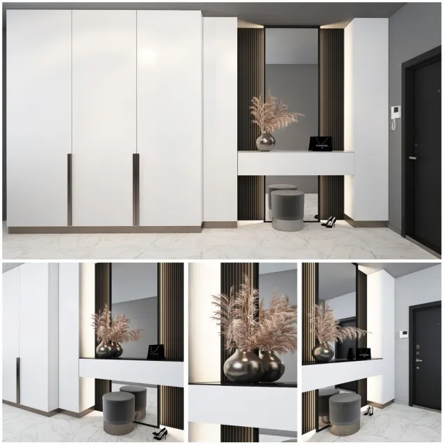 furniture - Decorative set 3D Model