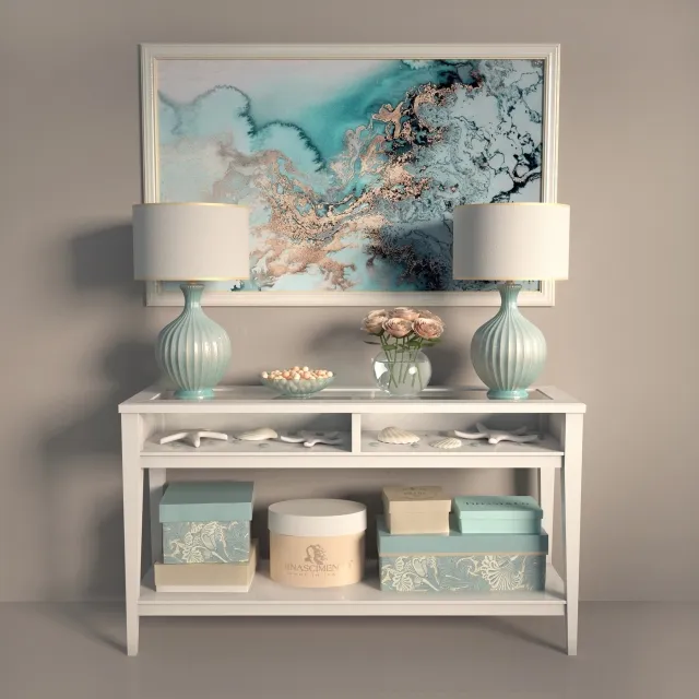 furniture - Decorative set 3D Model