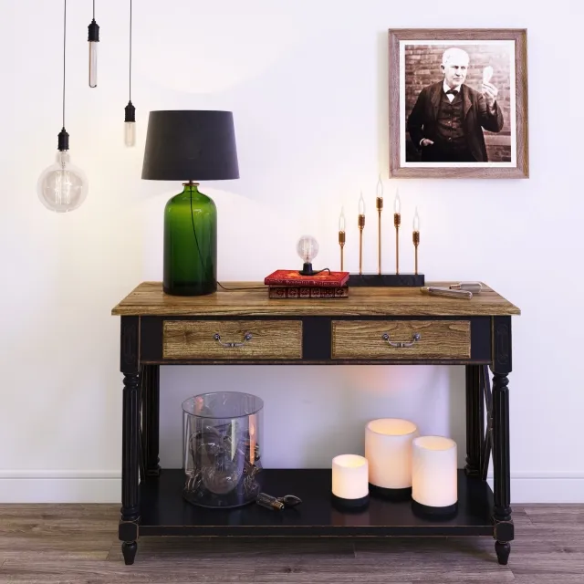 furniture - Decorative Set Edisson 3D Model