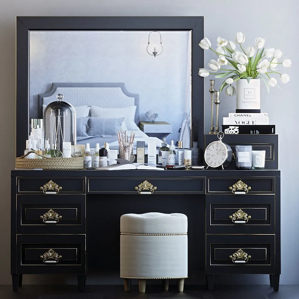 furniture - Decorative set for dressing table 7 3D Model