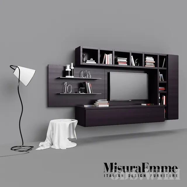 furniture - Decorative set for the living room (MisuraEmme) 3D Model