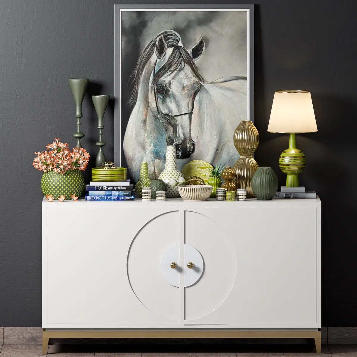 furniture - Decorative table 07 3D Model