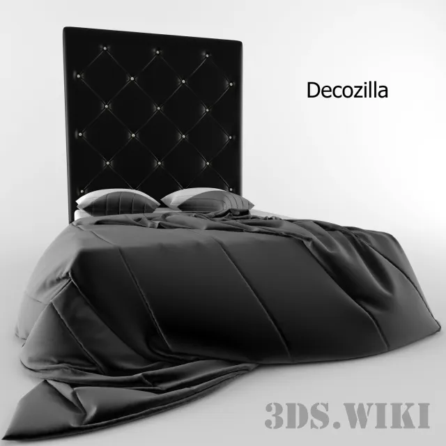 furniture - Decozilla Home bed 3D Model