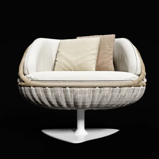 furniture - Dedon Swingrest armchair 3D Model