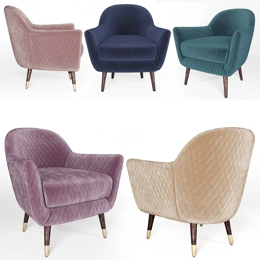 furniture - Deep house chair 4 3D Model