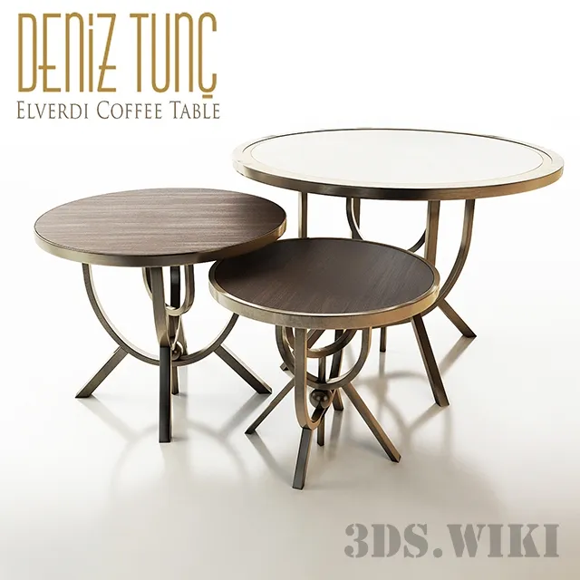 furniture - Deniz Tunc Elverdi table 3D Model