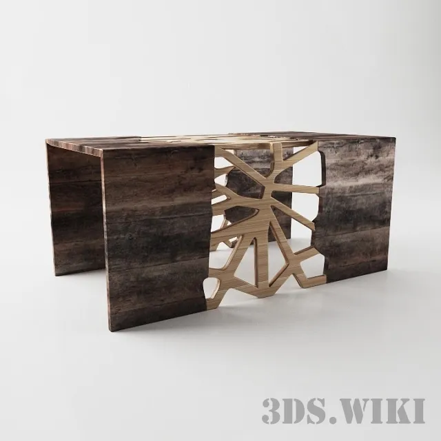 furniture - Design Desk Branch 2 3D Model