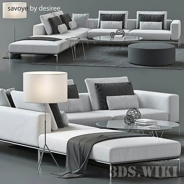furniture - Desiree Savoye sofa 3D Model